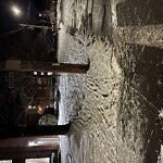 Unshoveled/Icy Sidewalk at Care One, 99 Park St, Brookline 02446