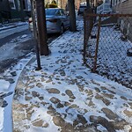 Unshoveled/Icy Sidewalk at 270 Cypress St