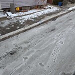 Unshoveled/Icy Sidewalk at 8 Hart St