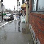 Sidewalk Obstruction at 1297 Beacon St